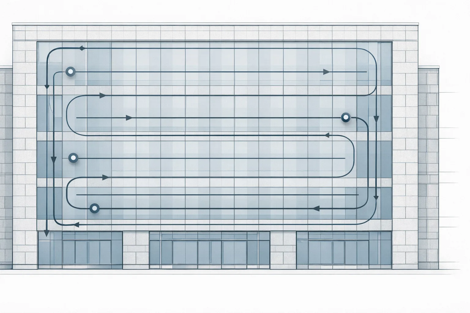 FluxWash operational process diagram